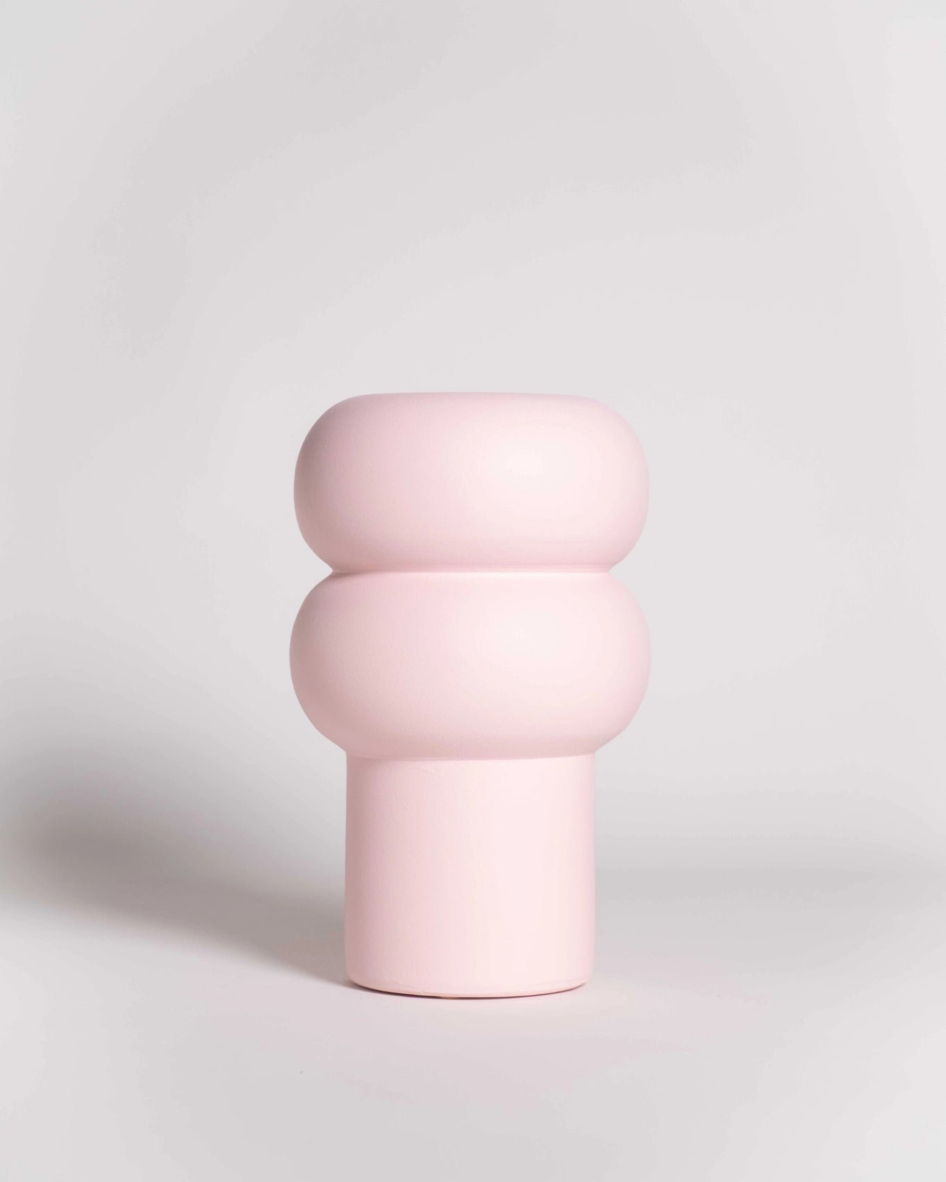 Ripple Ceramic Vase - Pink