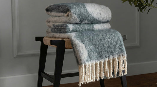 ON THROWS AND COLDER DAYS AT HOME