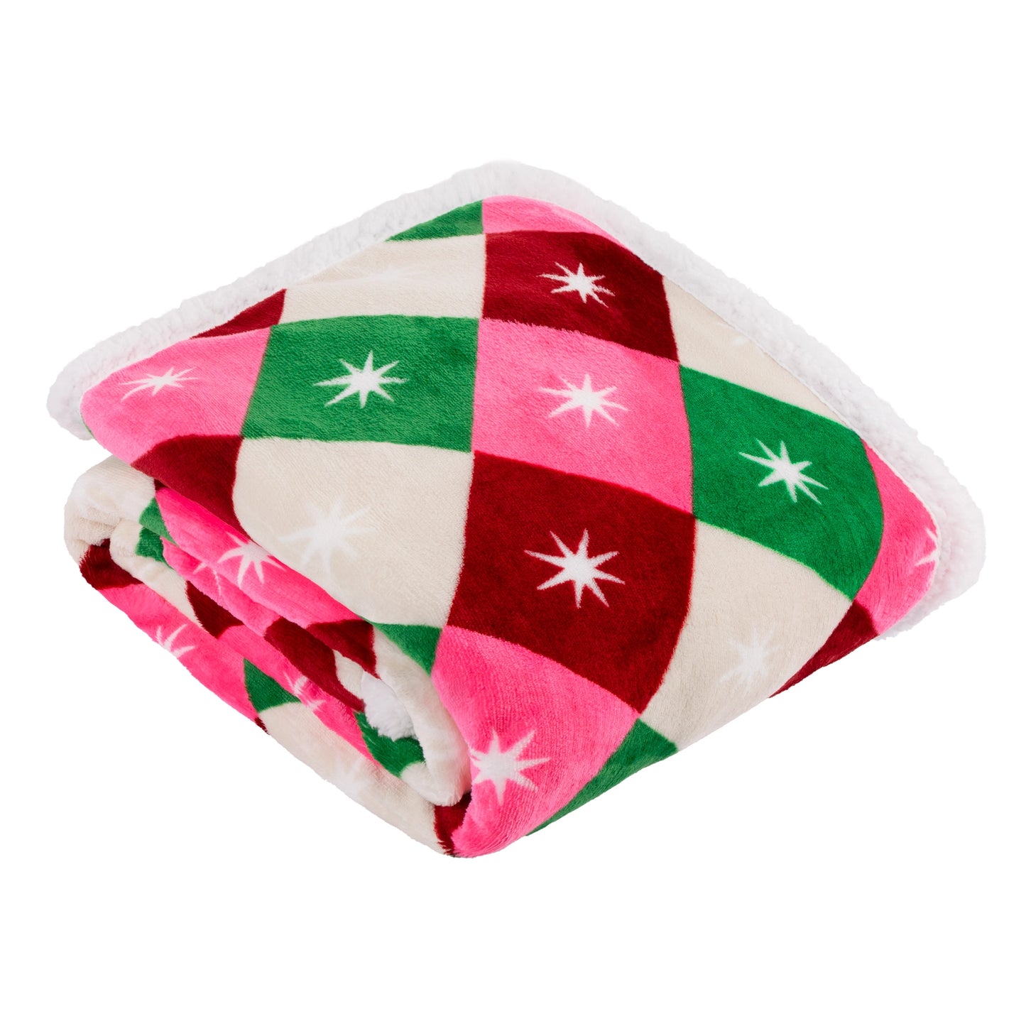 Star Sherpa Fleece Throw