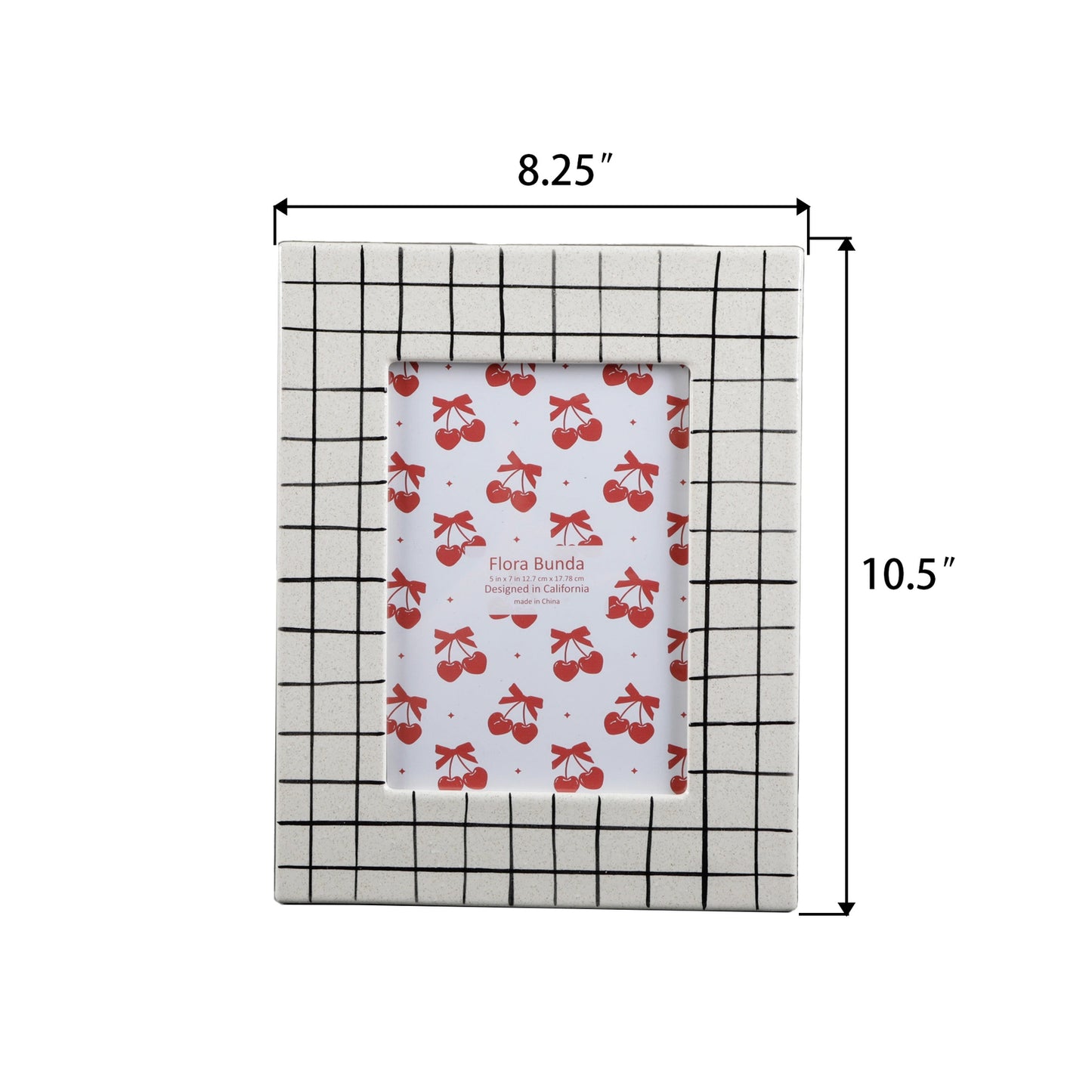 Checker Line Ceramic Frame