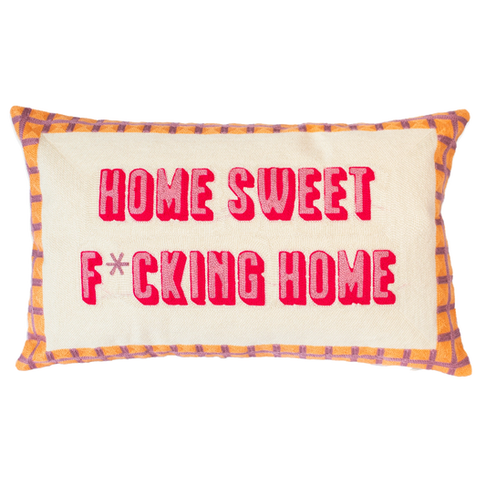 Home Sweet F*Cking Home Needlepoint Cushion