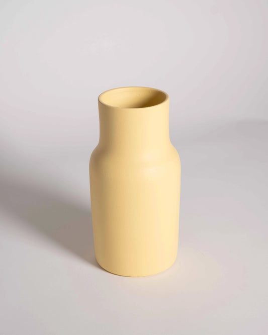 Blanc Ceramic Vase - Butter Yellow