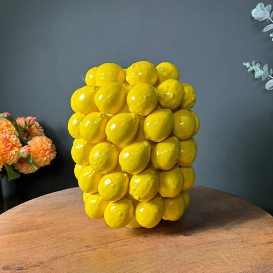 Multi Lemon Vase