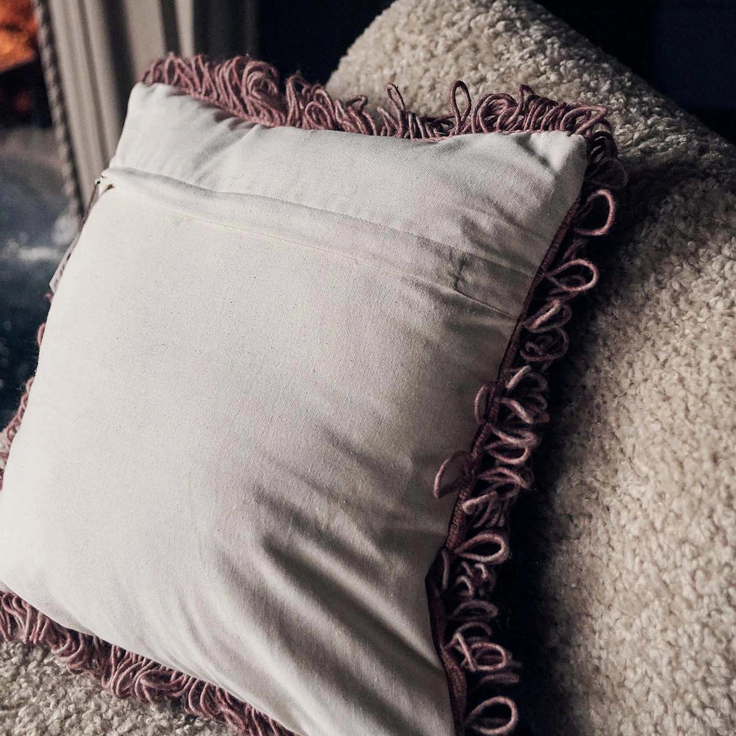 Harlem Textured Shaggy Cushion